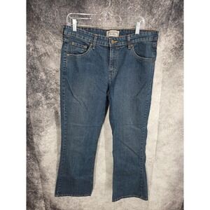 Levis Jeans Womens 12 Short Low Rise Boot Cut Medium Wash Denim Stretch